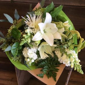 Graceful Beauty Bouquet of white flowers
